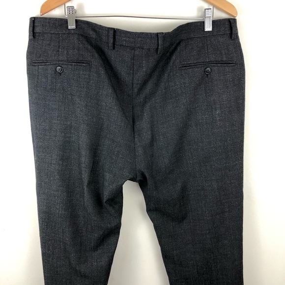 Versace Collection Gray Wool Dress Pants IT 58 US 42 - Picture 4 of 14